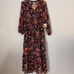 Anthropologie Fig & Flower Dress